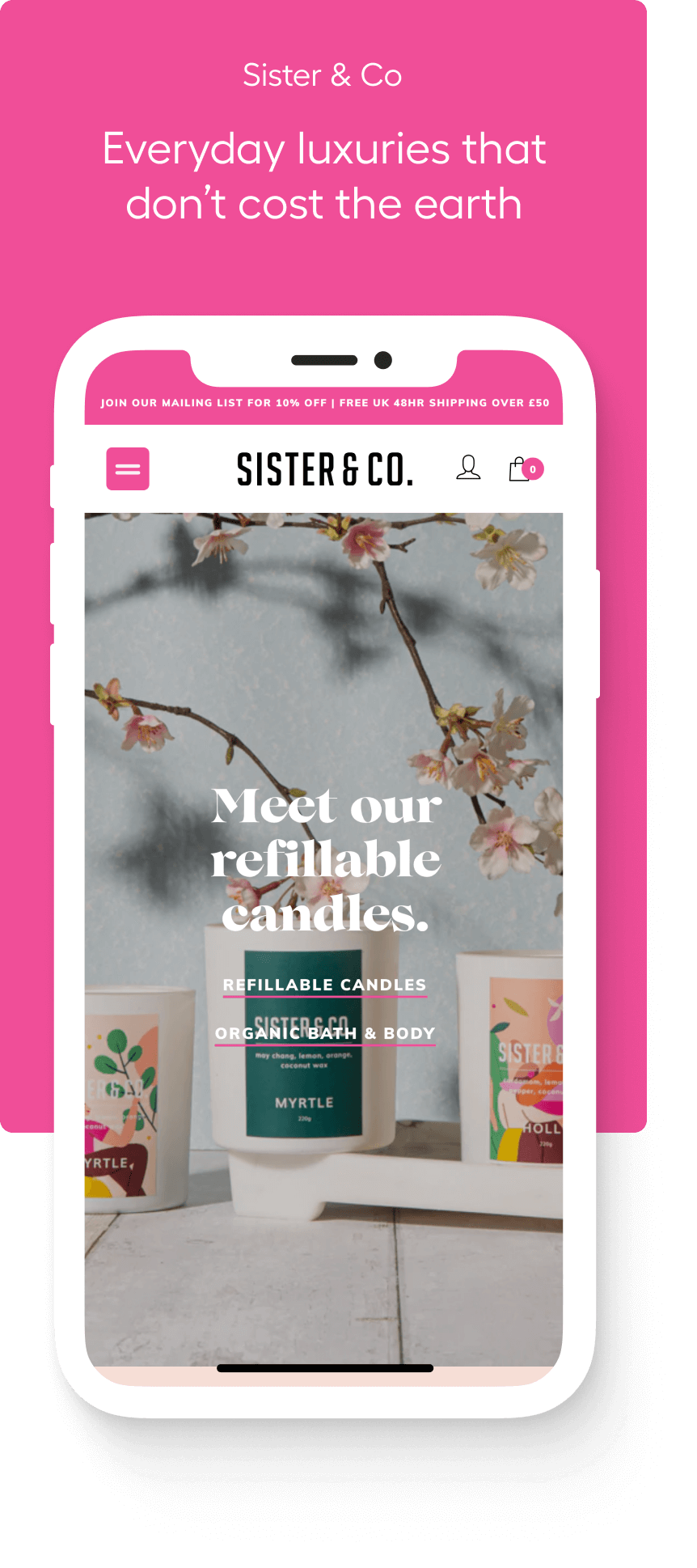 Sister & Co - Everyday luxuries that don't cost the earth